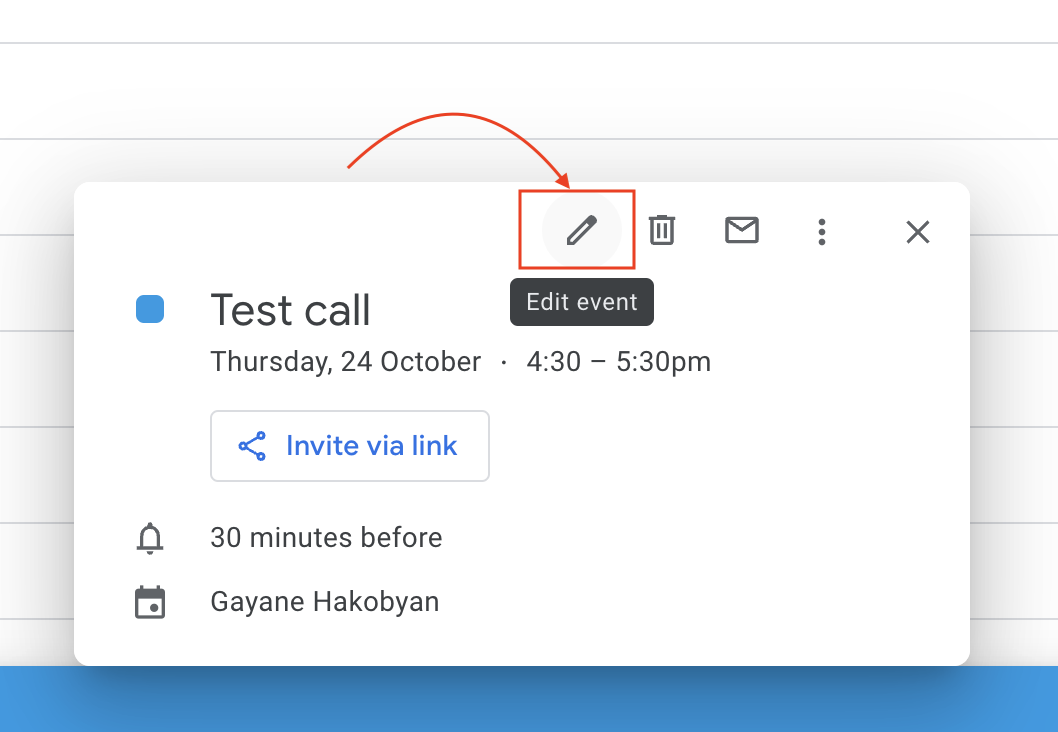 how to reschedule a meeting on googl calendar