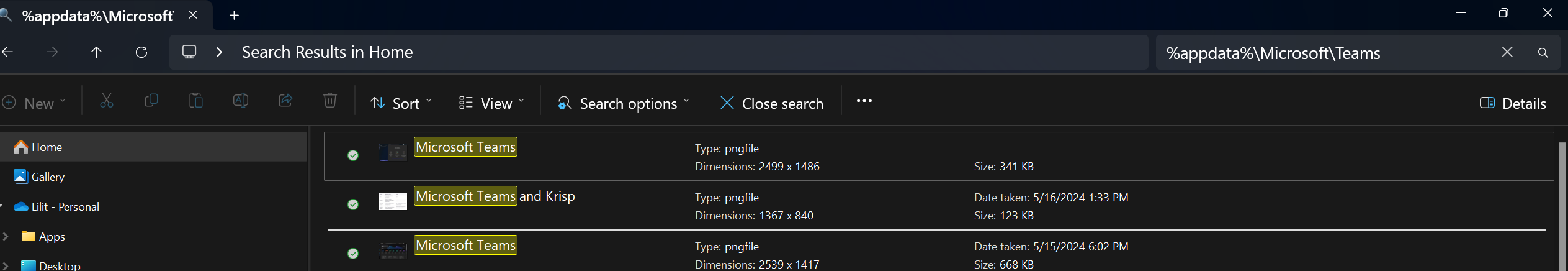 microsoft Teams cache