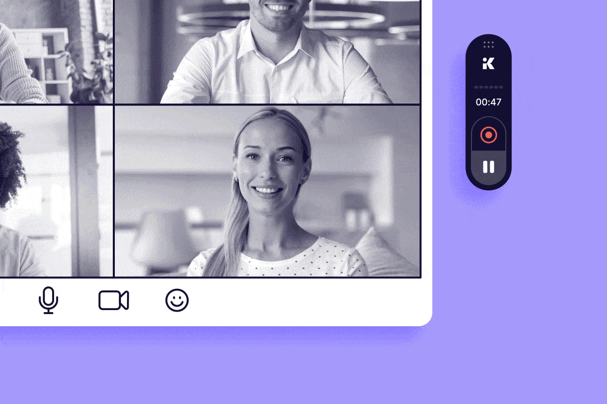 Screen recording feature on Krisp