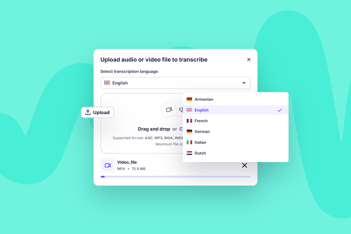 Elevate Transcription Experience with New Upload Feature