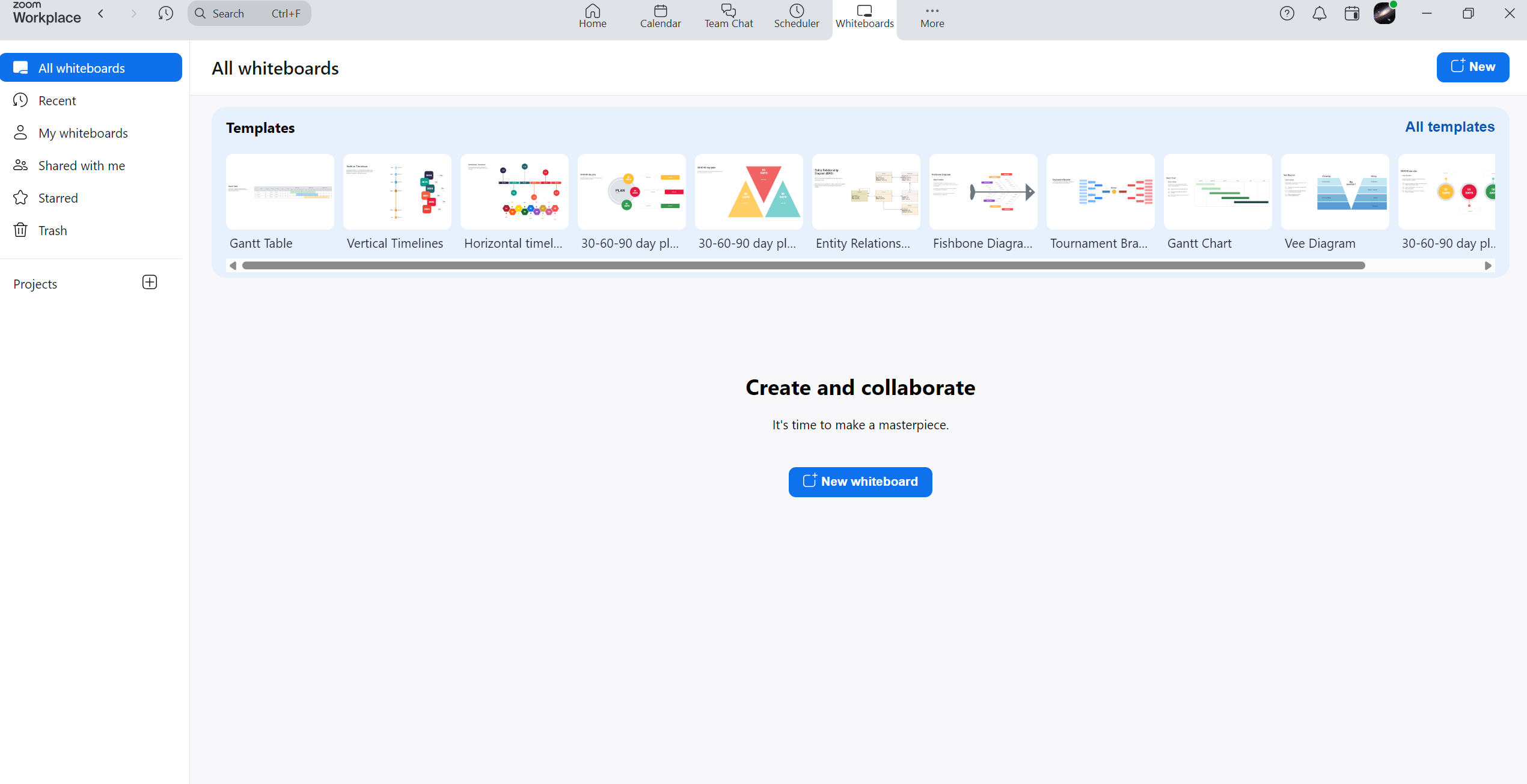 what is Zoom Whiteboard