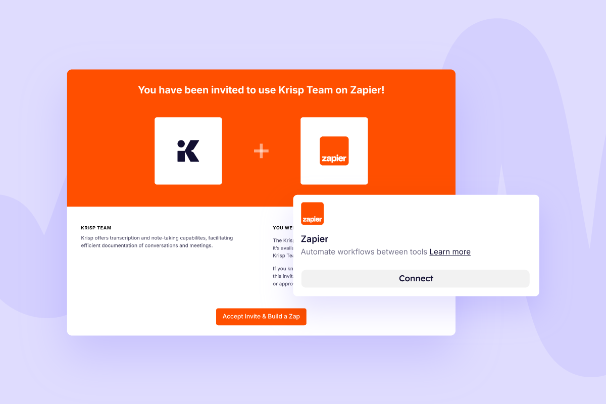 Krisp + Zapier: Transform Your Meetings with Automated Workflows
