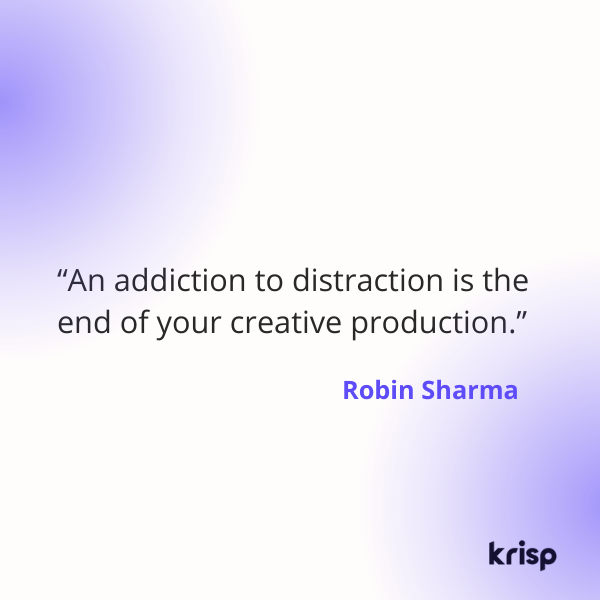 quotes on distractions