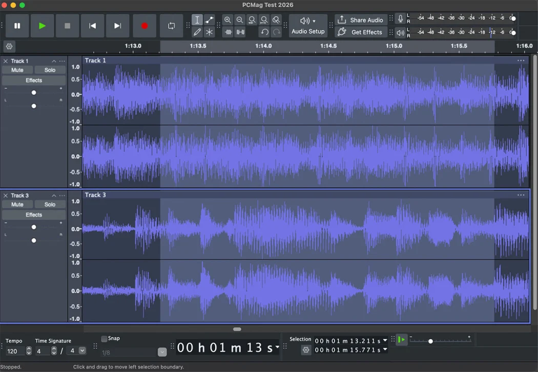 Audacity — Best for Post-Production Editing