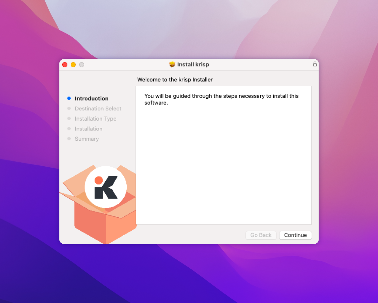 Download and Install Krisp: