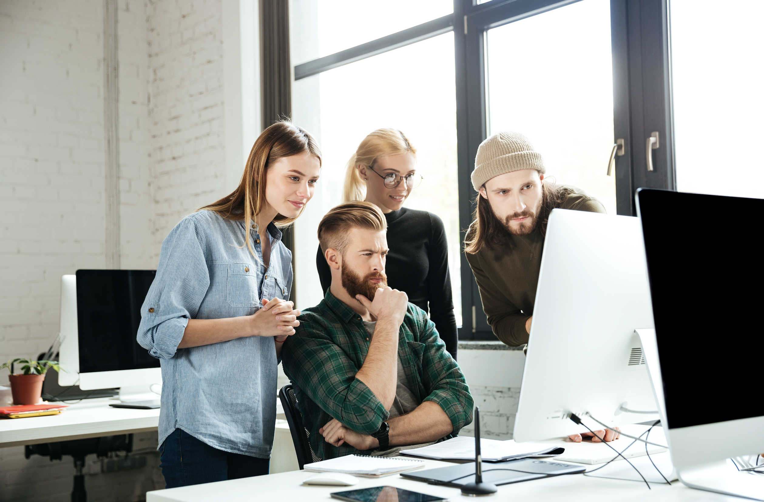 Team working on ad hoc request