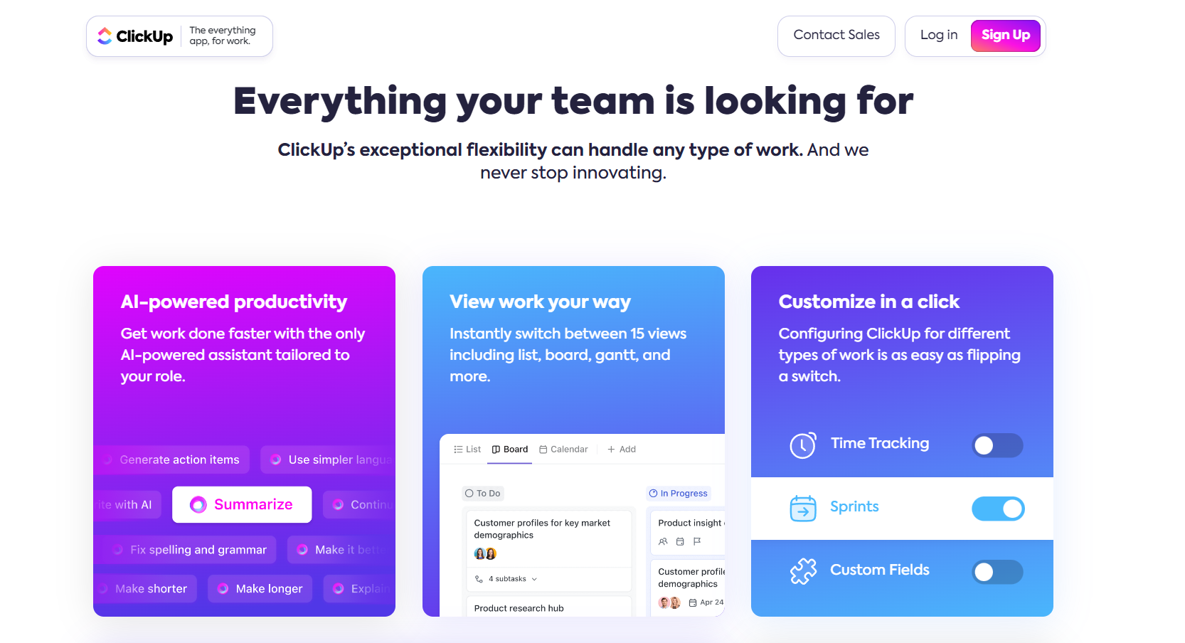clickup ai assistant