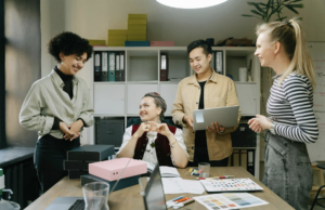 weekly report typically flows upward in the organizational hierarchy