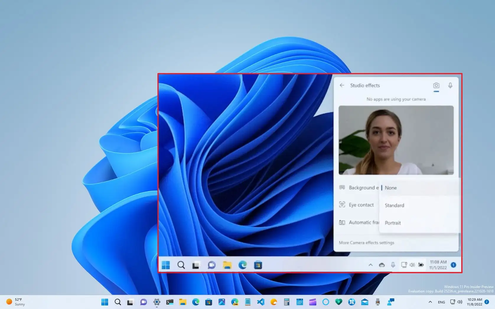 Windows 11 Voice Focus : Studio Effects