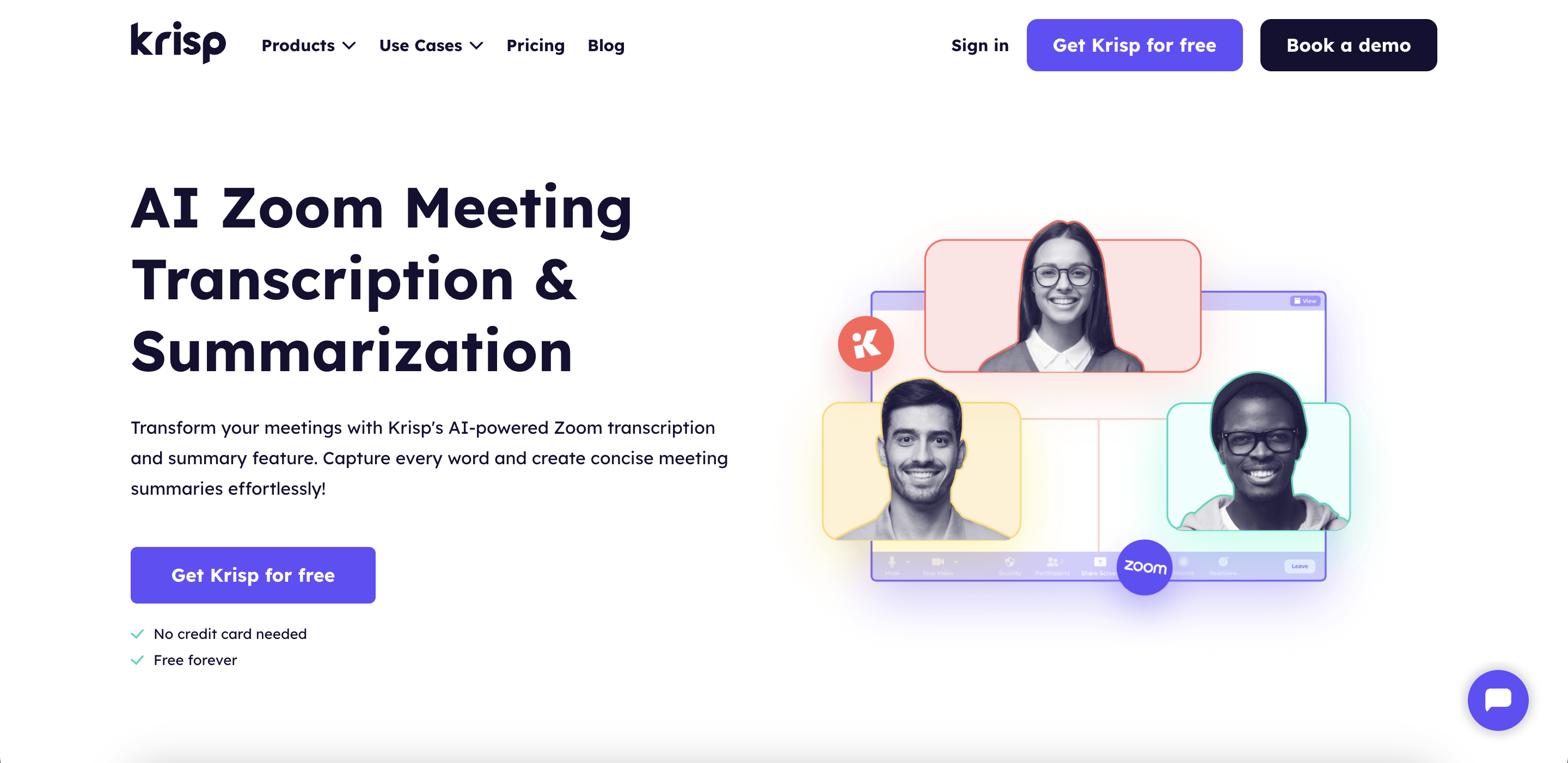AI Zoom Meeting Transcription & Summarization