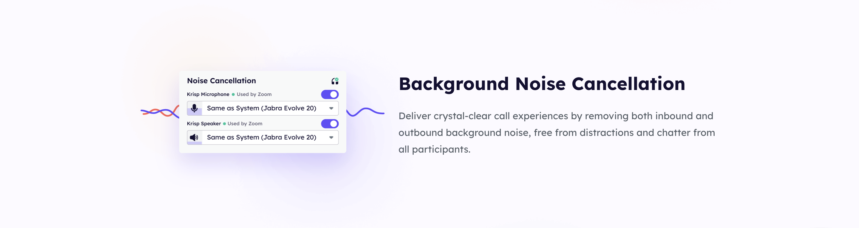 Krisp Noise Cancellation