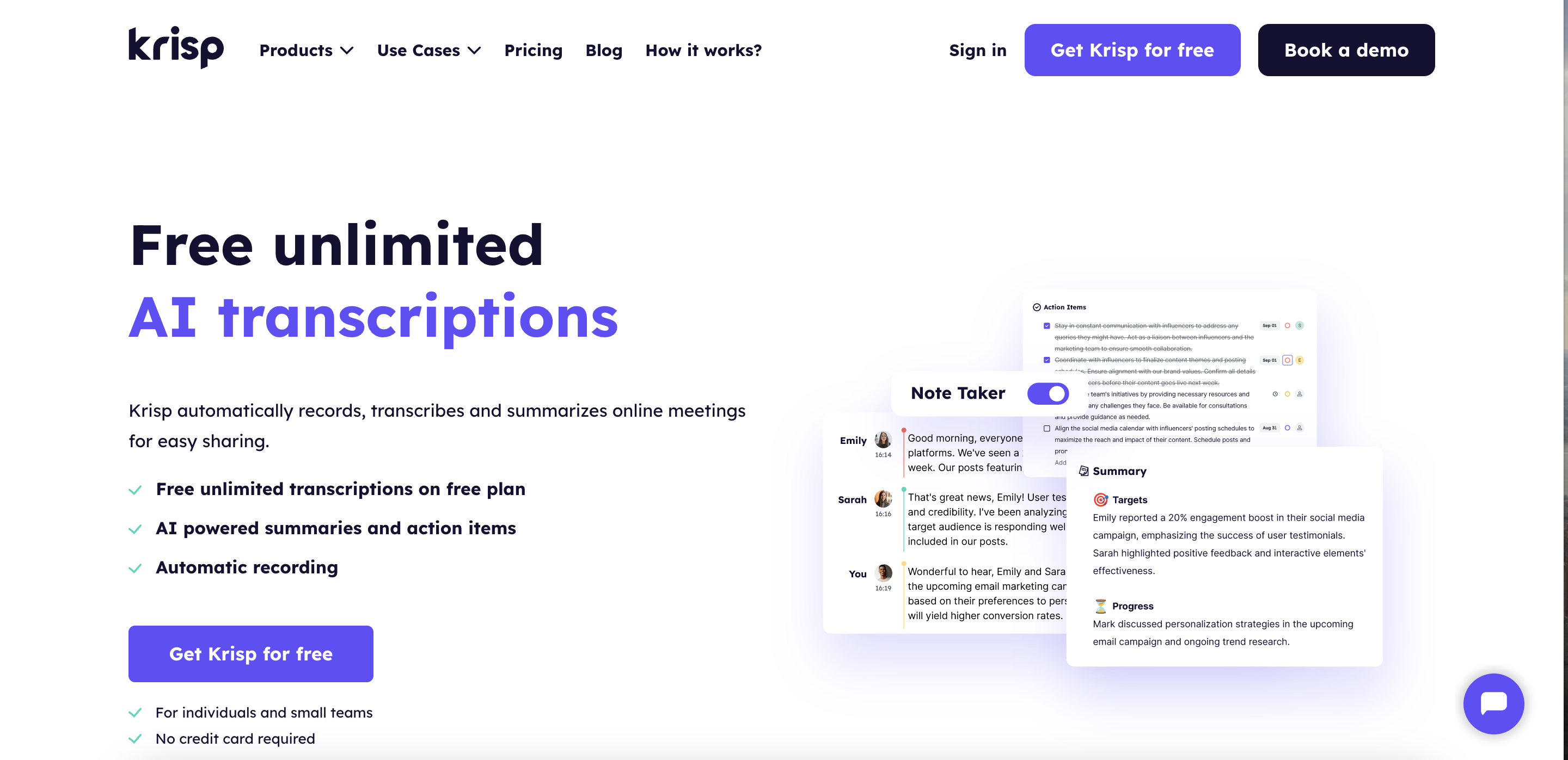 Krisp AI Meeting Assistant