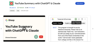 YT Summary with ChatGPT (Extension) 
