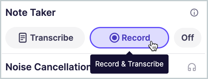 krisp screen recording