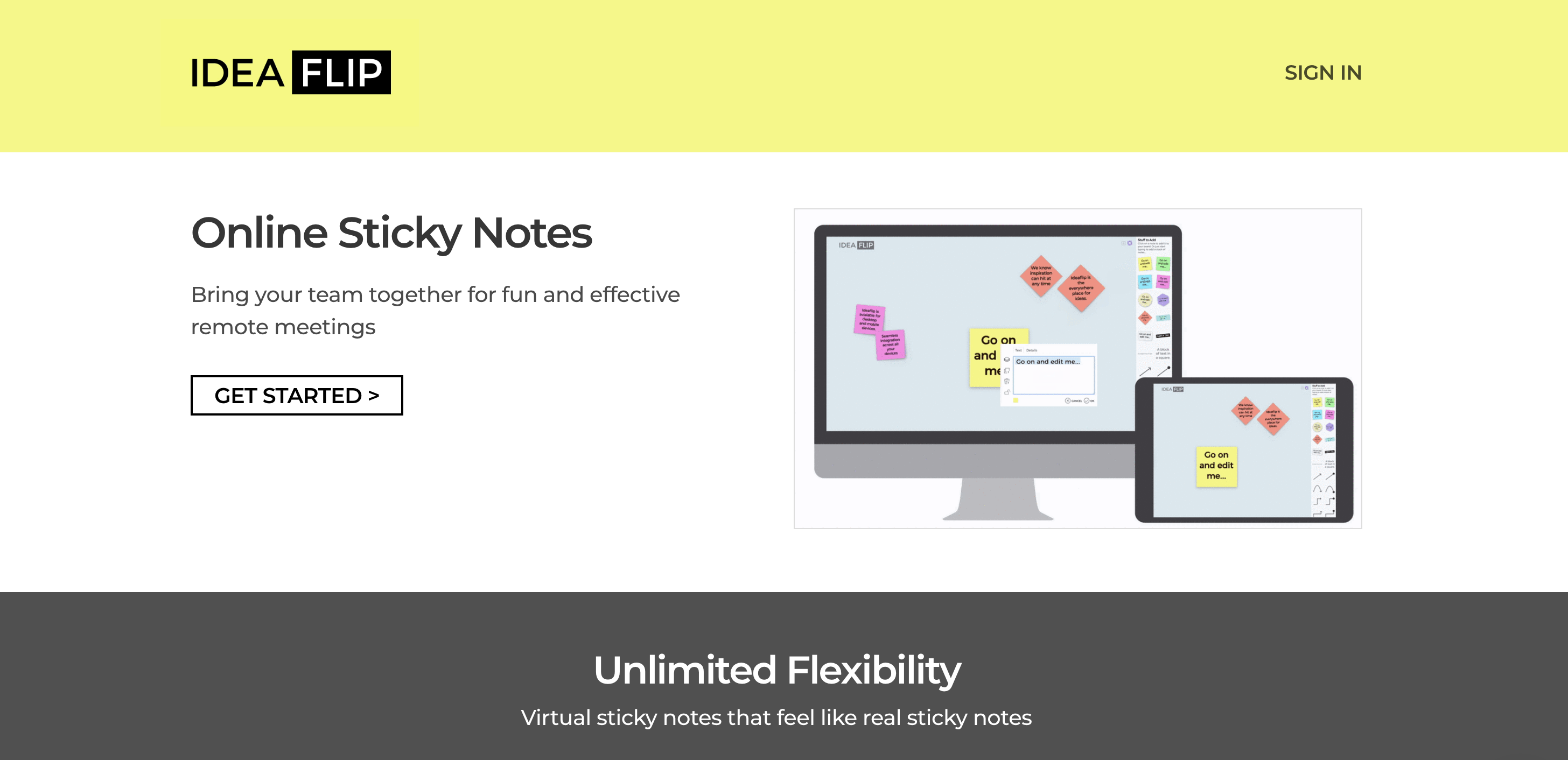 5. IdeaFlip - idea generation management tool