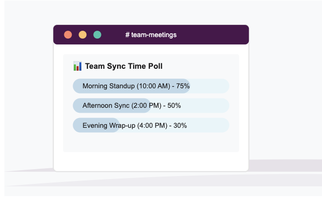 How to Create a Slack Poll