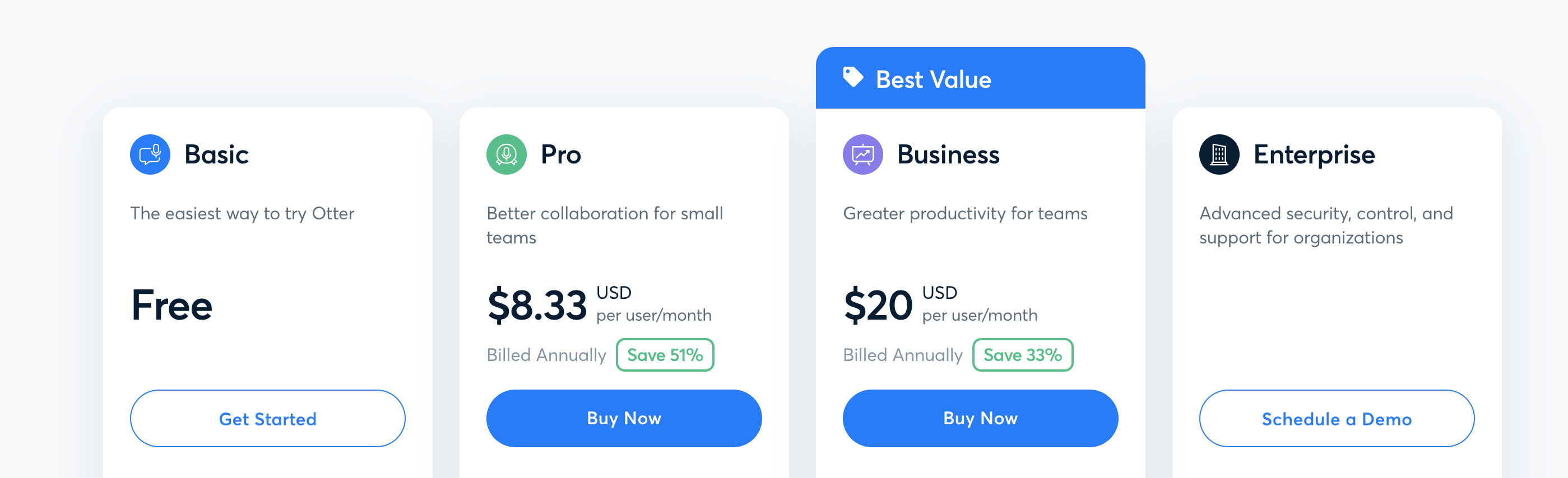 Otter.ai pricing