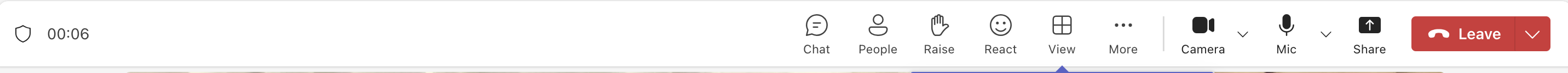 Share button Teams