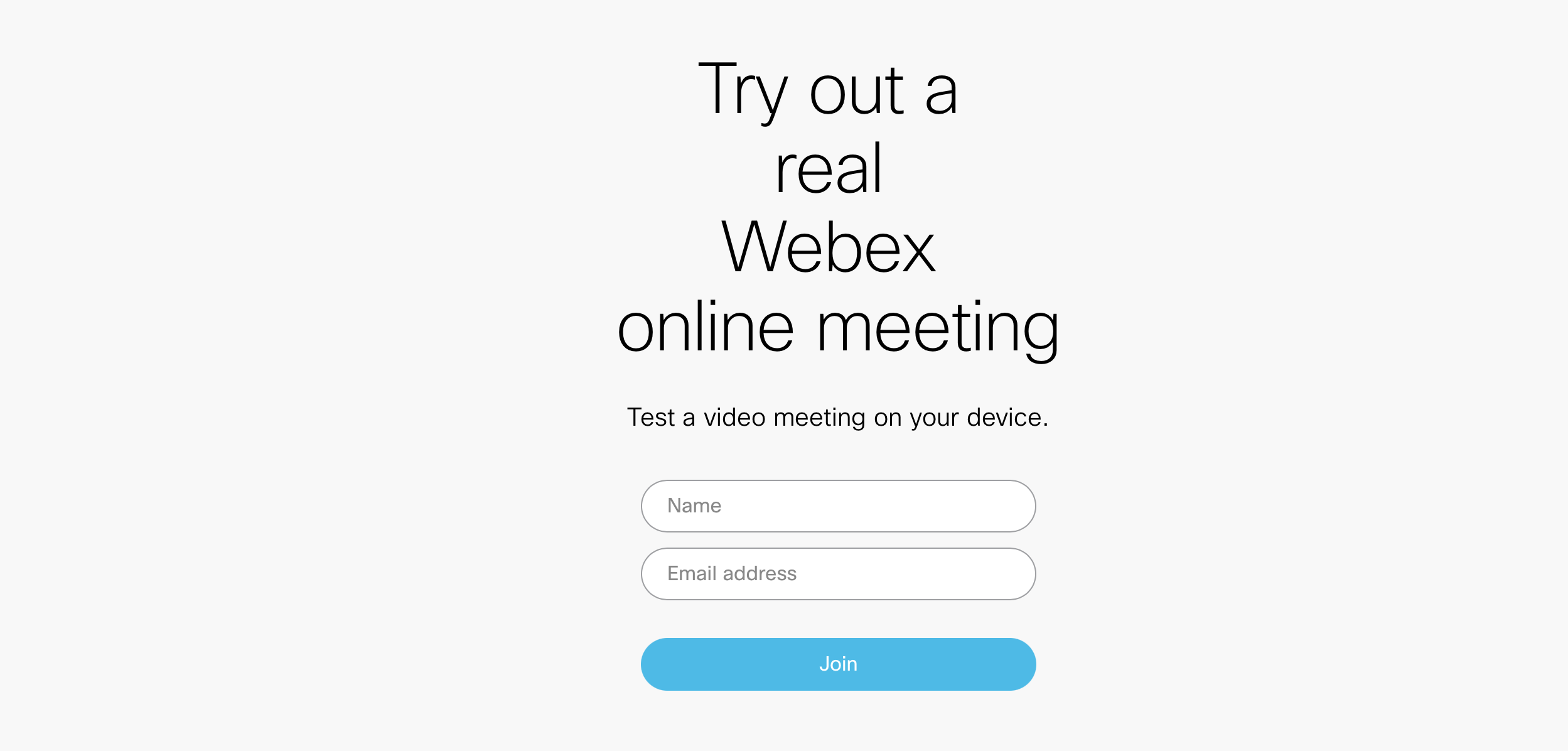 Webex Test