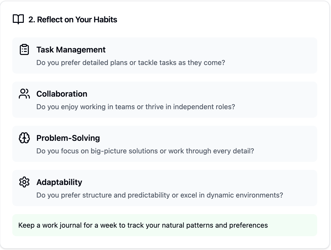 find your working style -2