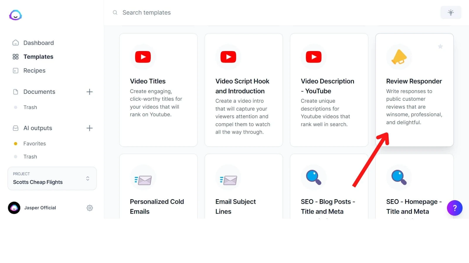 Jasper summary generator