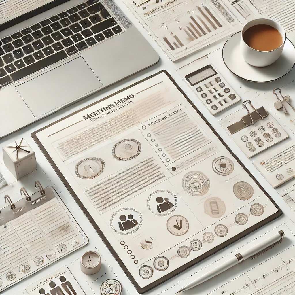 what to include in a meeting memo