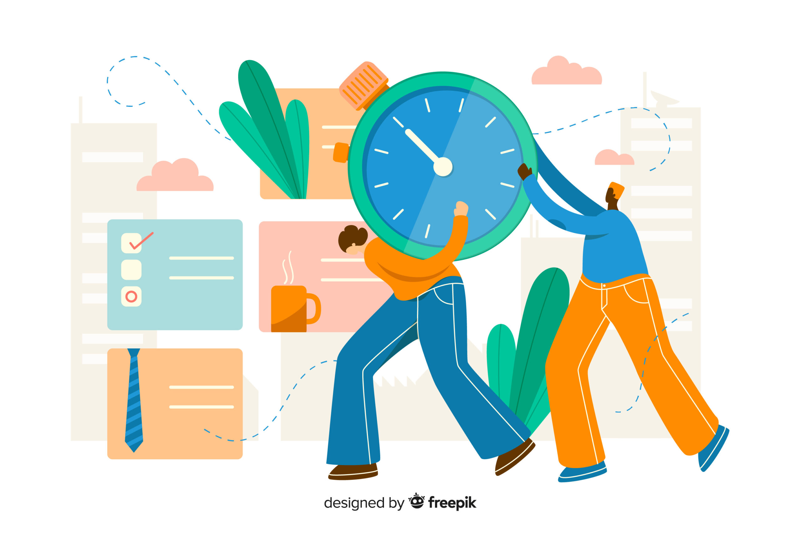 Time management illustration
