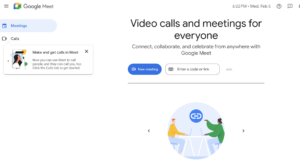 Virtual Meeting Tool-Google Meet