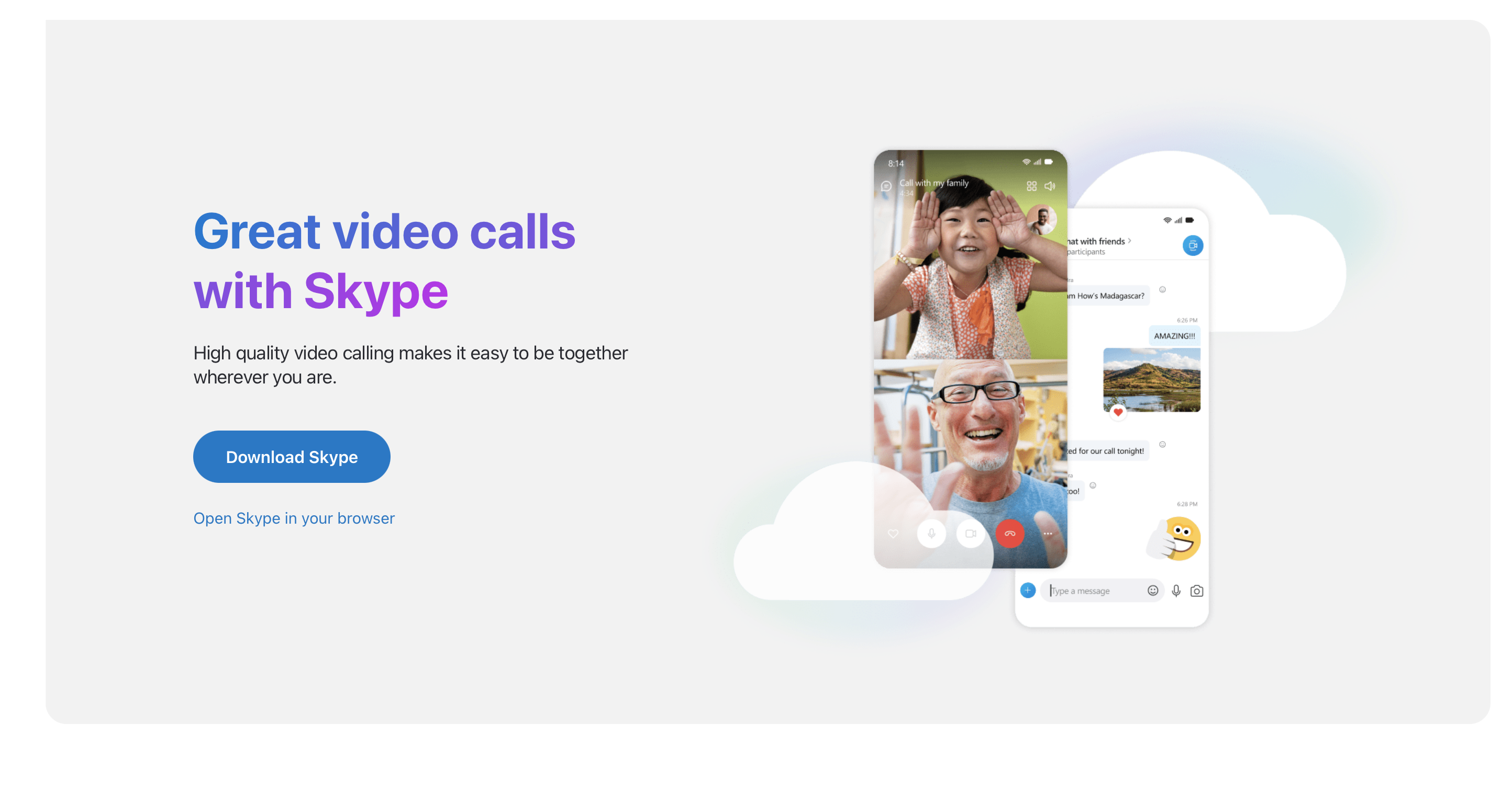 Skype screenshot