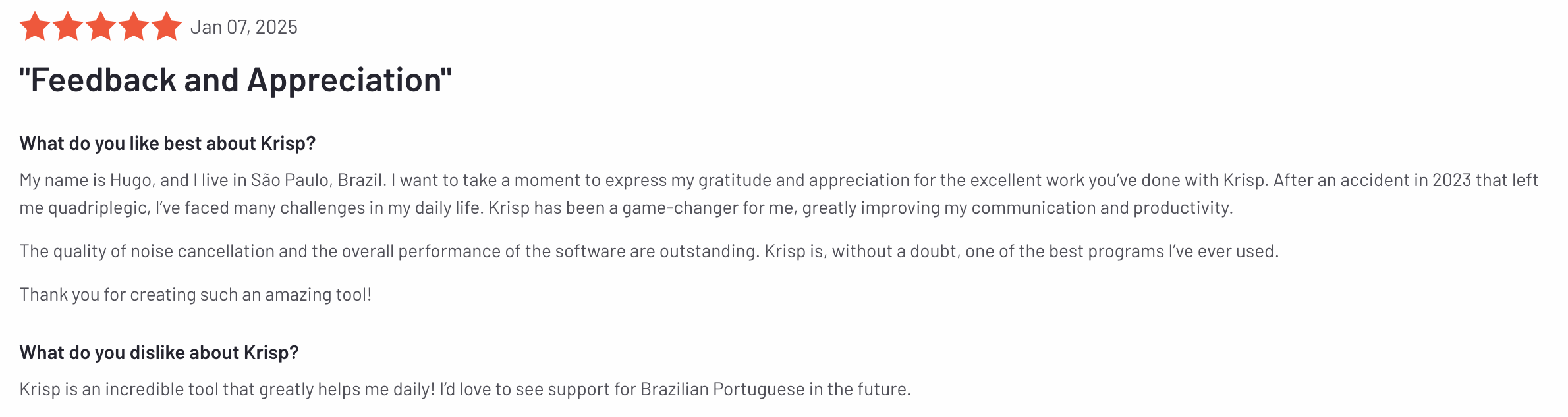 Krisp review