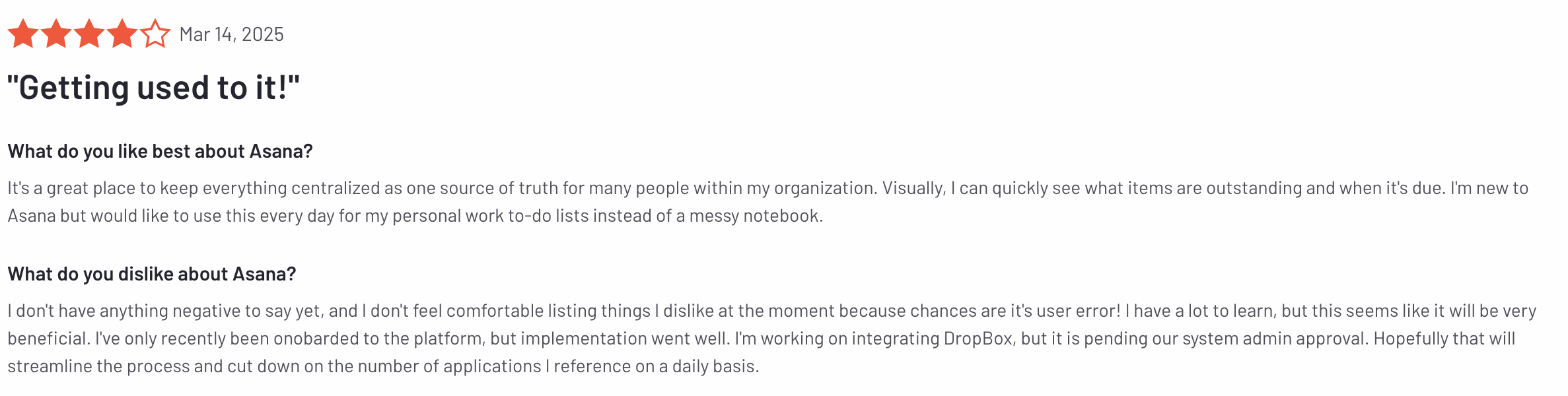 Asana review
