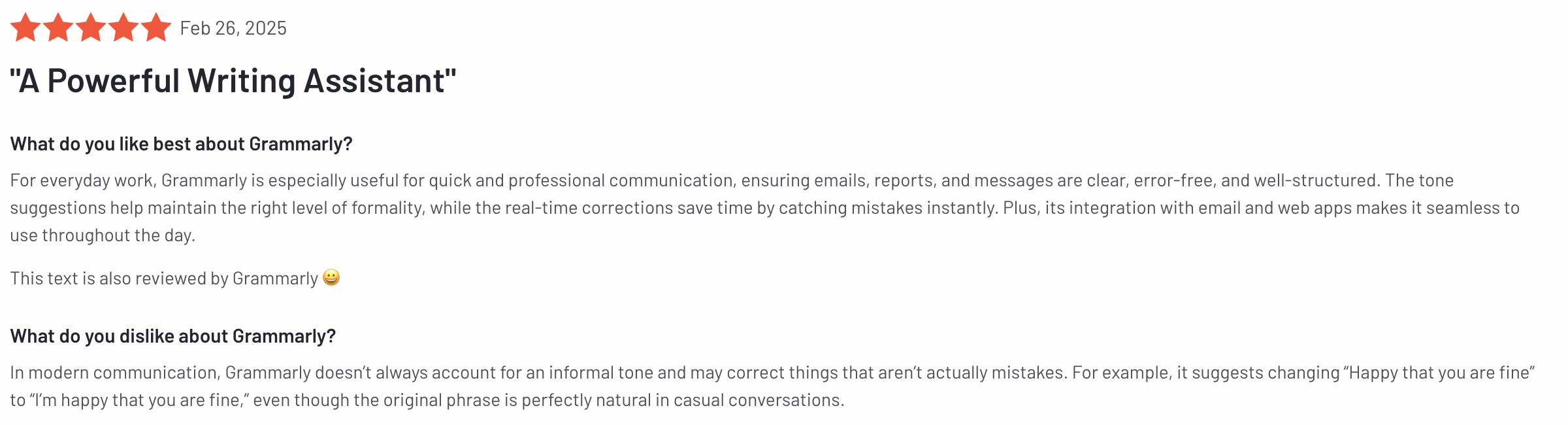 Grammarly review