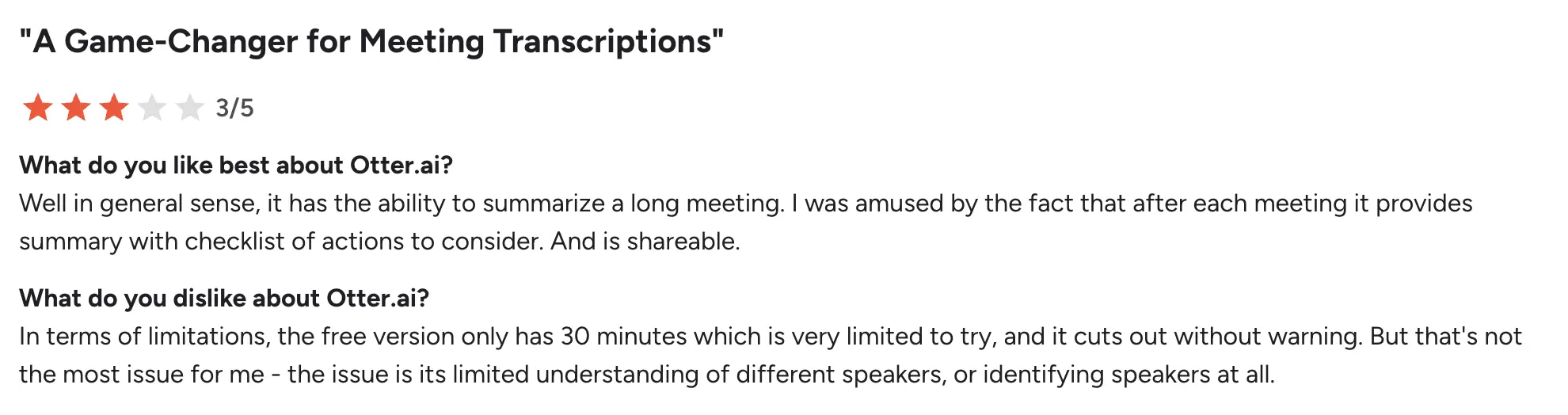Otter AI Reviews 