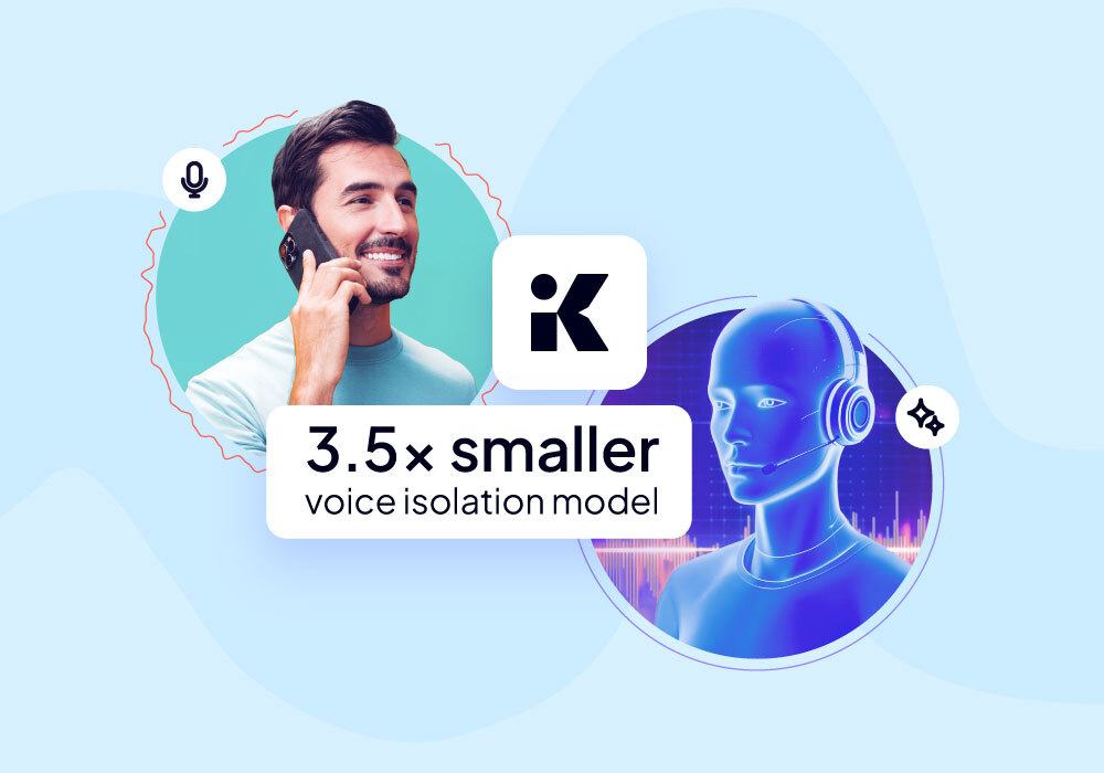 Introducing 3.5x smaller Voice Isolation model with exceptional accuracy