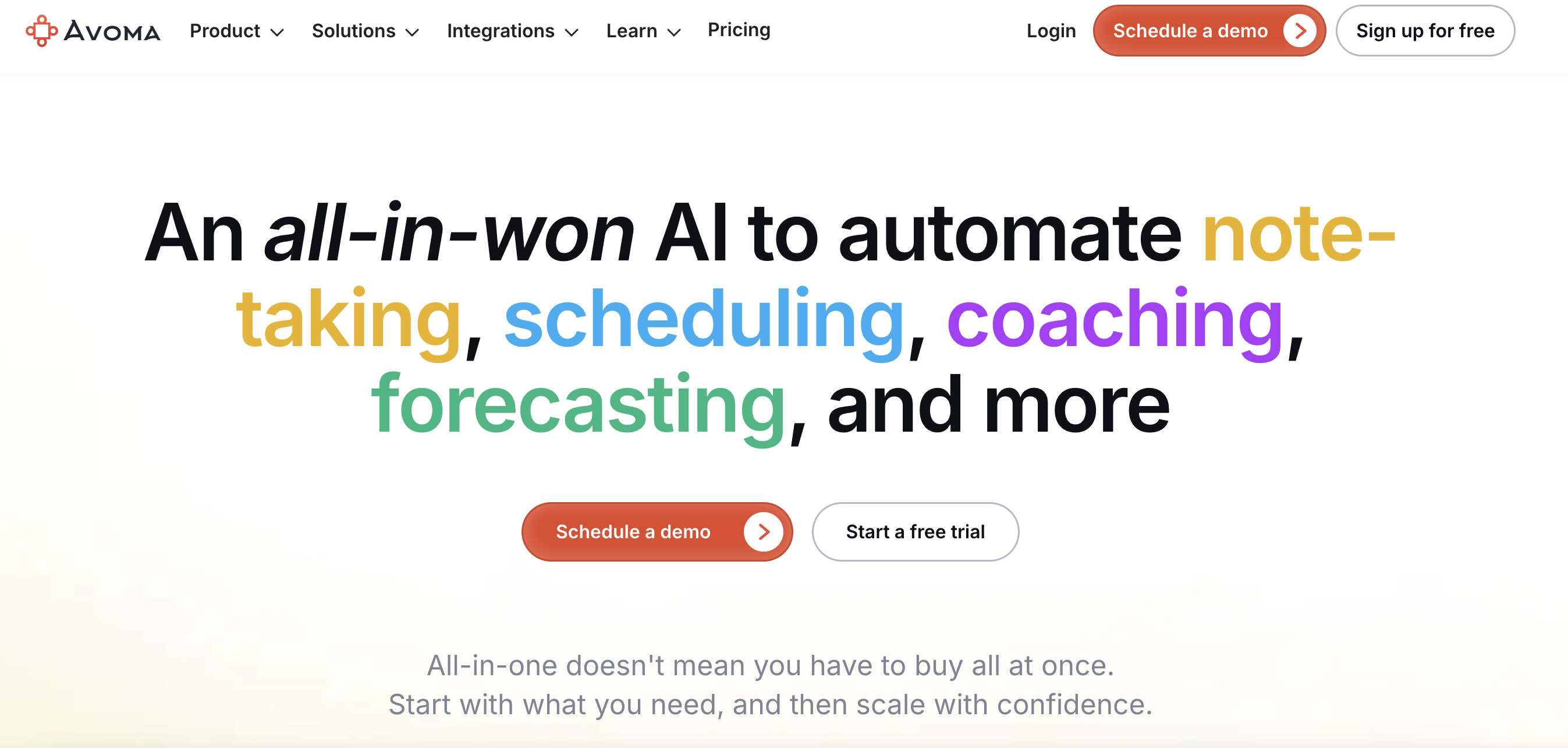 avoma as fellow app alternative
