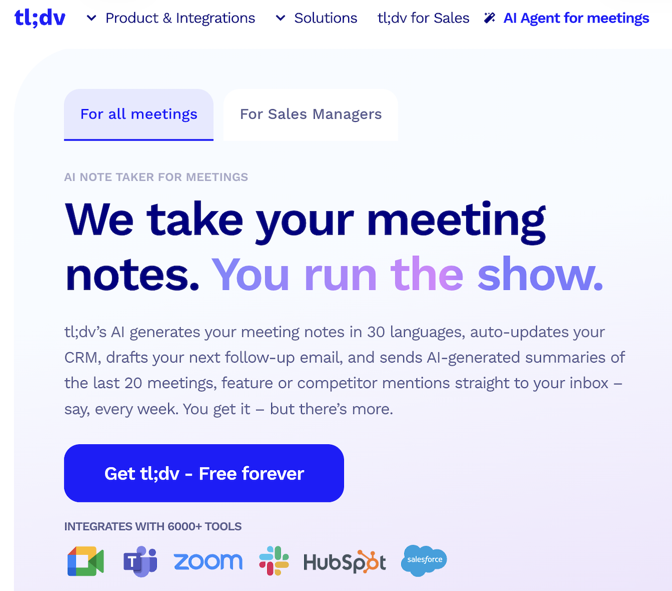 tldv as fellow app alternative