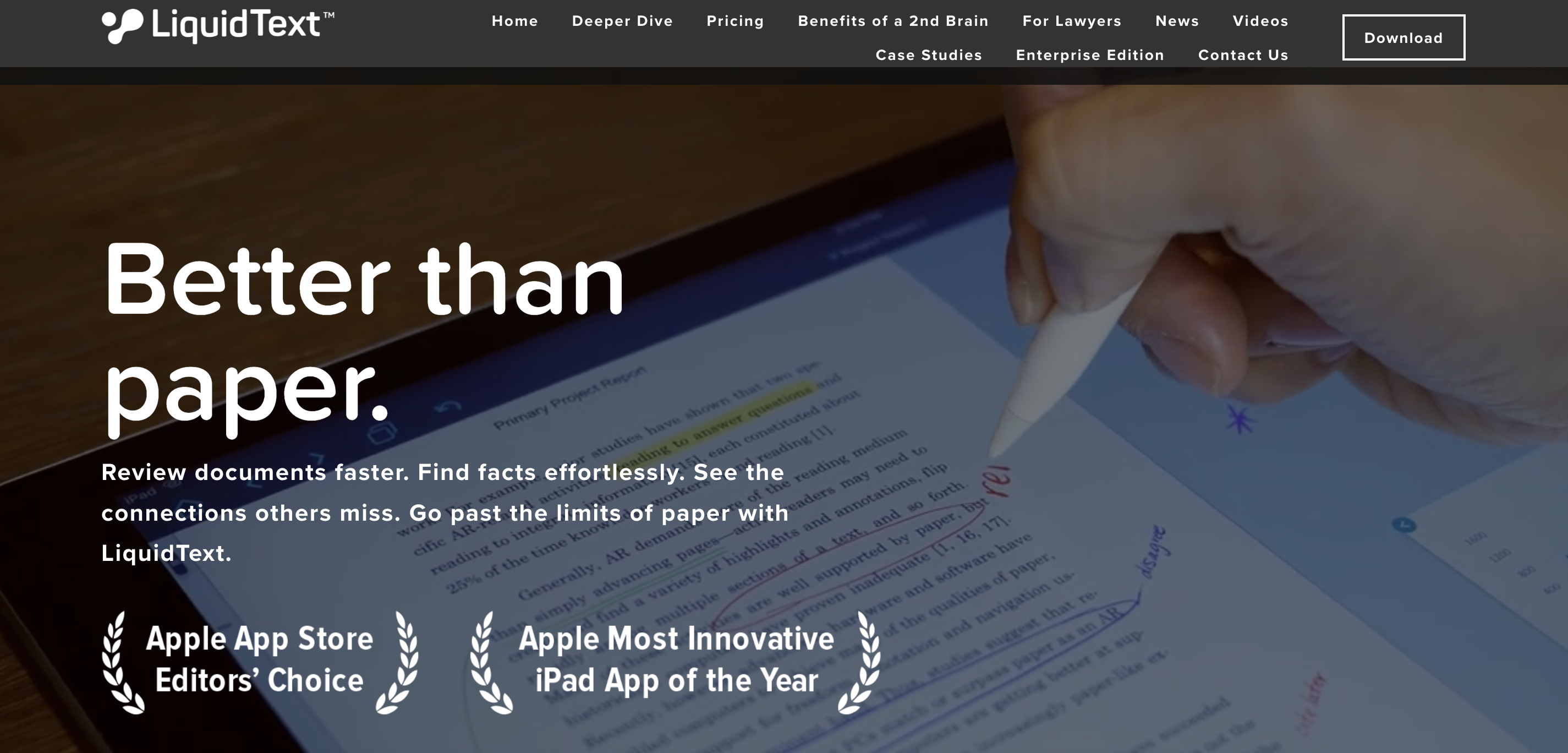 LiquidText — Best Note Taking App for iPad for PDFs and Research