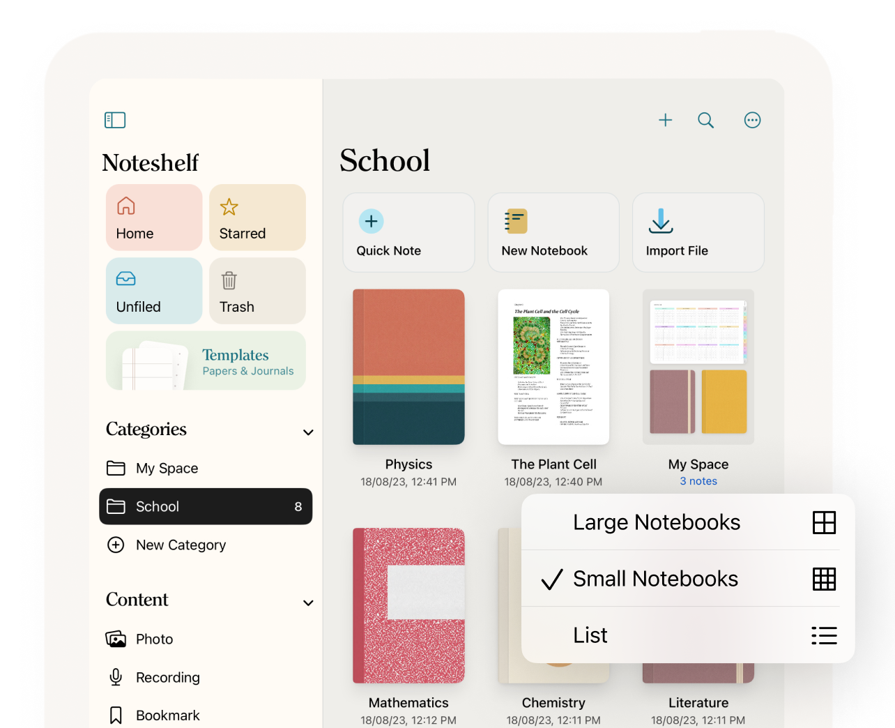 Noteshelf — Best Note Taking App for iPad for Digital Handwritten Notes 