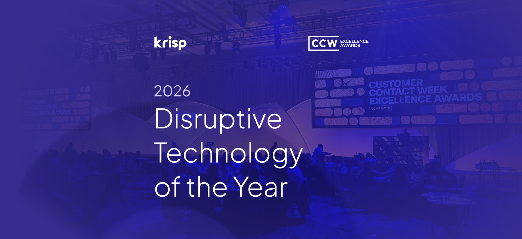 Krisp Named 2026 Disruptive Technology of the Year by CMP Research