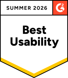 G2 Best Usability, Summer 2026