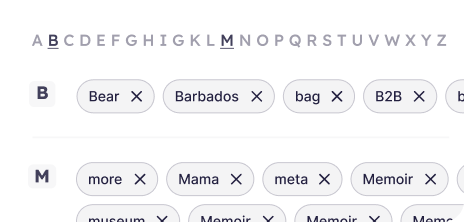Custom Vocabulary