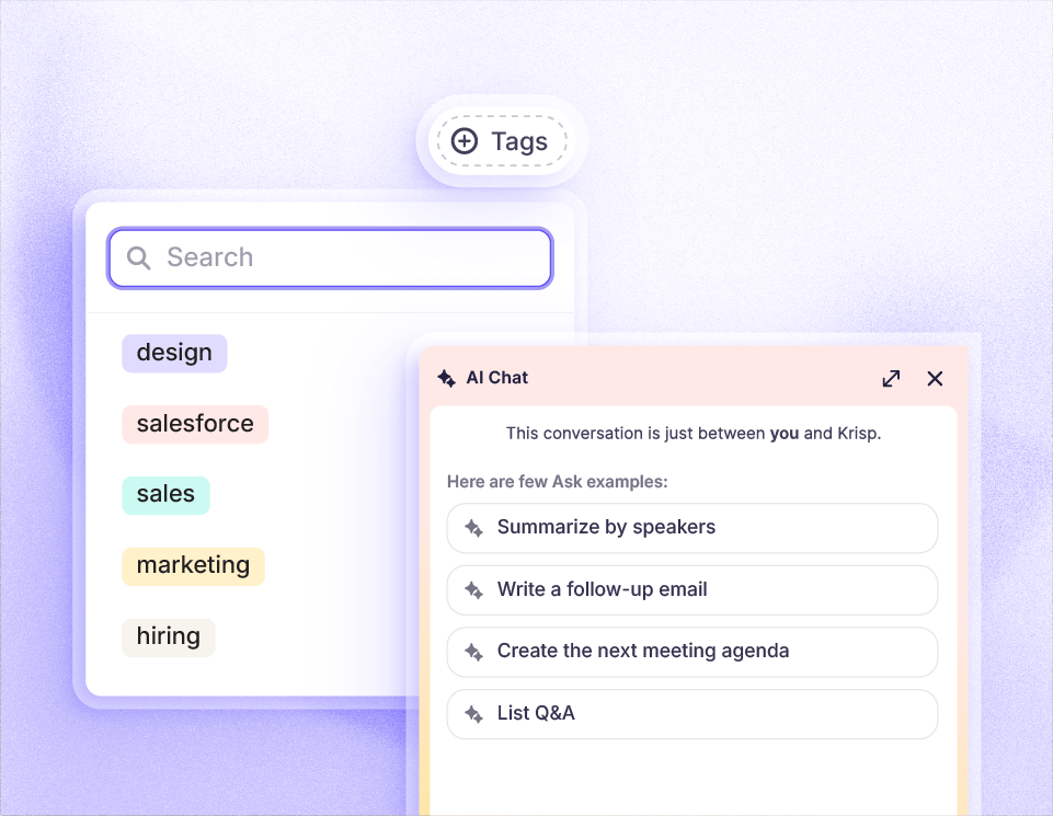 AI chat and searchable archives
