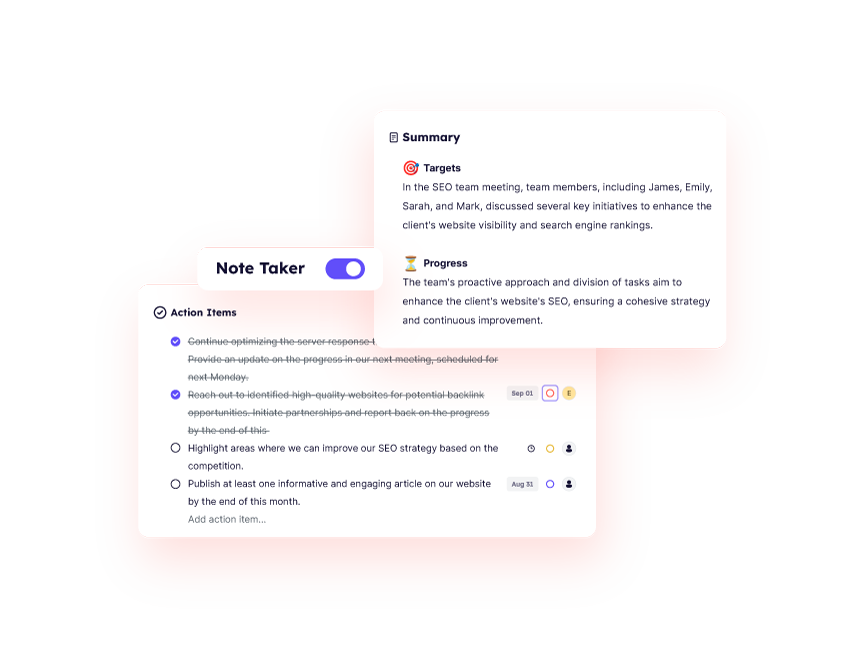 Krisp AI Assistant Action Items