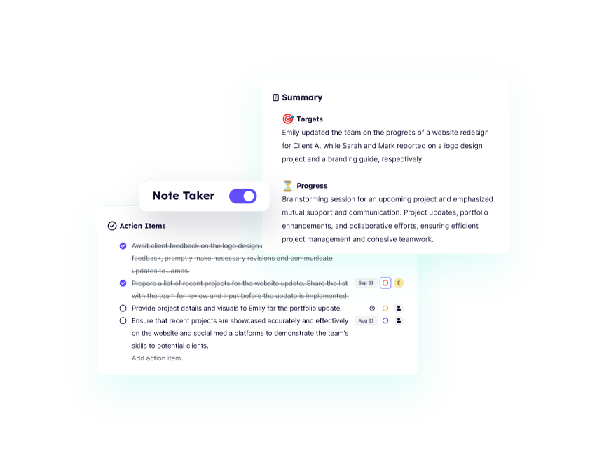 Krisp AI Assistant Action Items