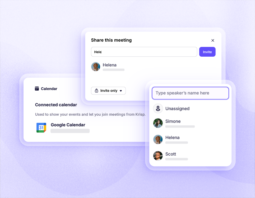 Easy sharing and collaboration