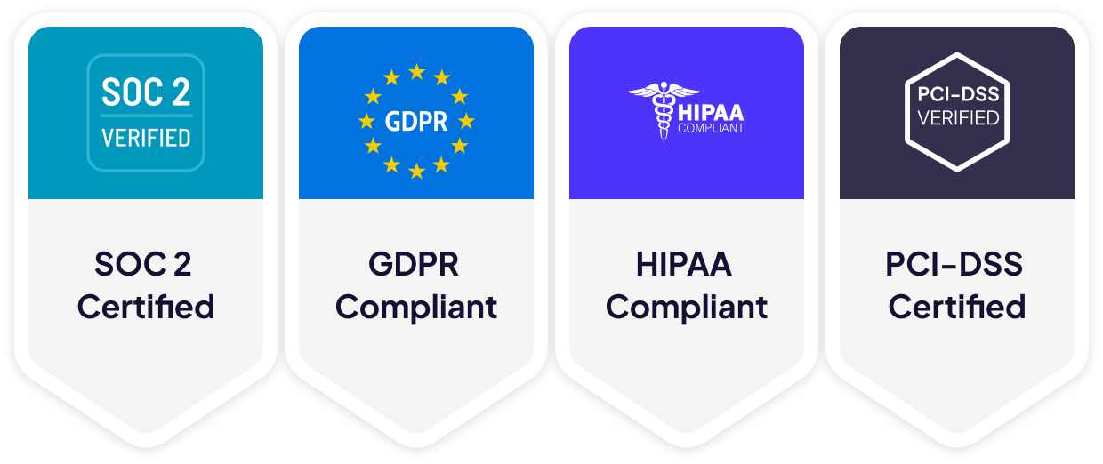 Built with powerful,<br> enterprise-grade <br>security in mind