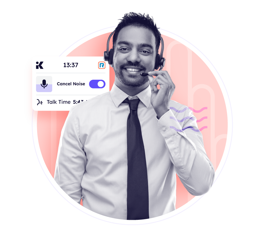 Krisp use case for call center bpo