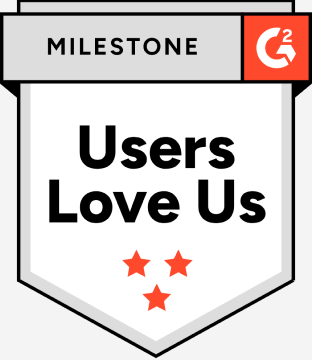 G2 Users Love Us badge