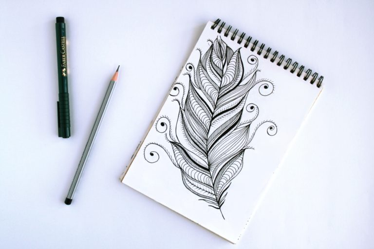 doodle in sketchbook