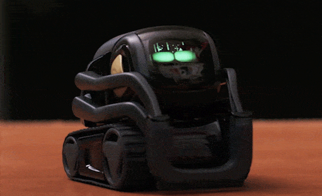 vector robot showing weather